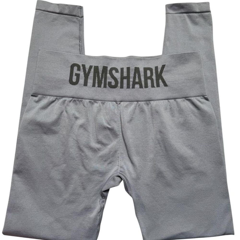 Gymshark Women's Grey and Blue Leggings
